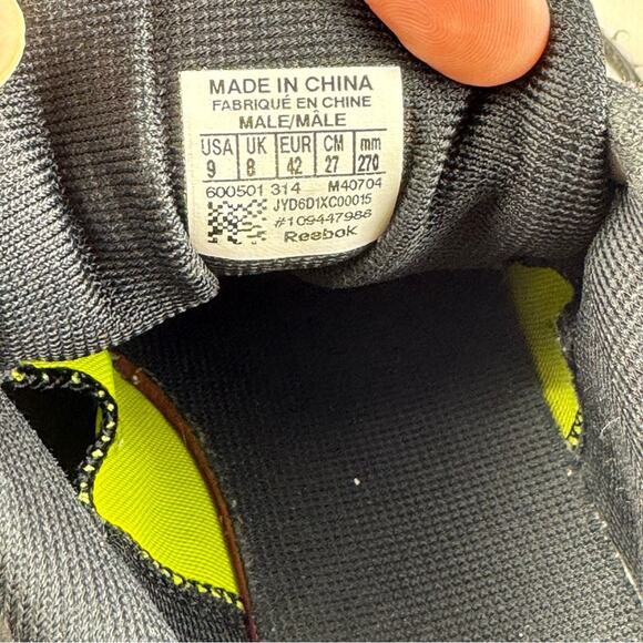 Reebok CrossFit Lifter 2.0 Orange/Black Athletic Gym Shoes Men’s Size 9 EUR 42 main image 12